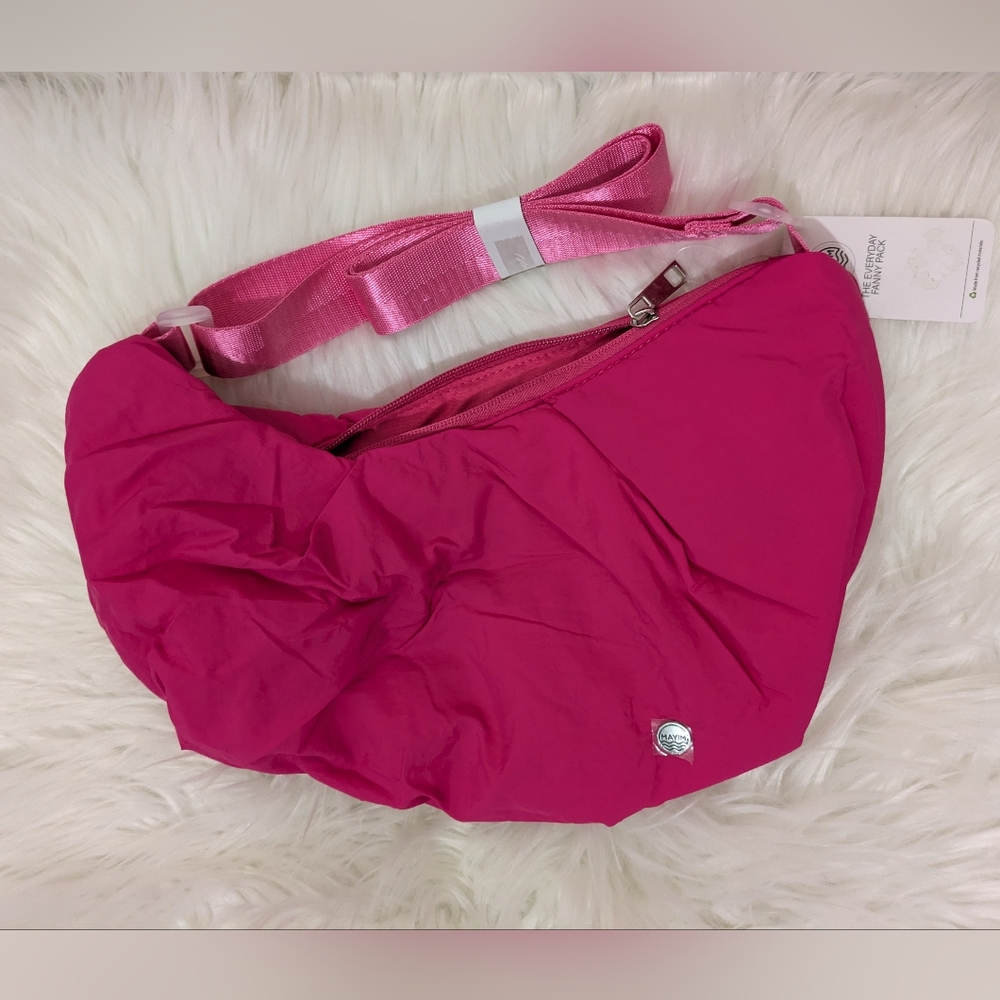 Mayim The Crescent Crossbody Bag Hot Pink New With Tags!
